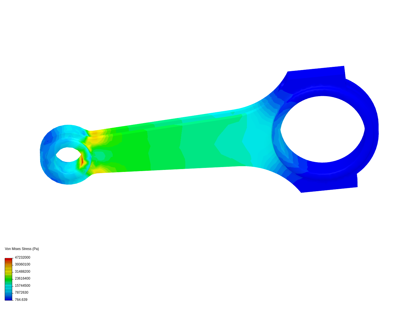 Tutorial 1: Connecting rod stress analysis image