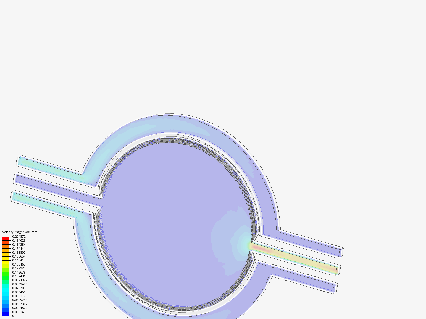 Microfluidic tumor microenvironment model image