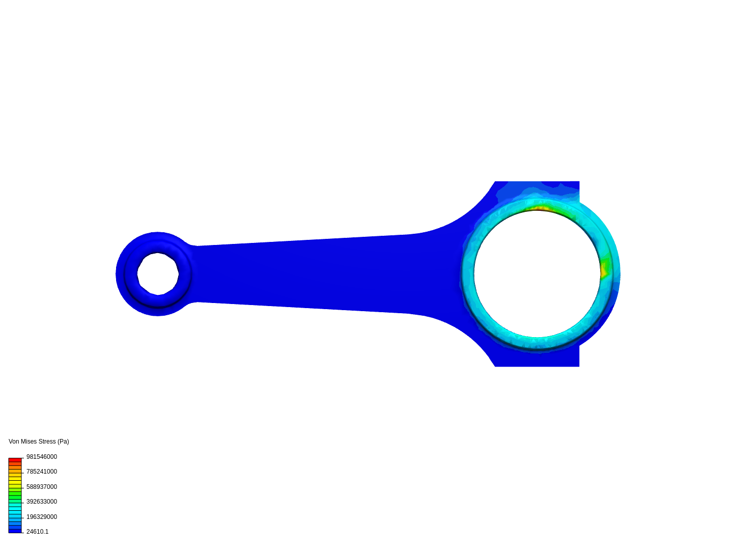 Tutorial 1: Connecting rod stress analysis image