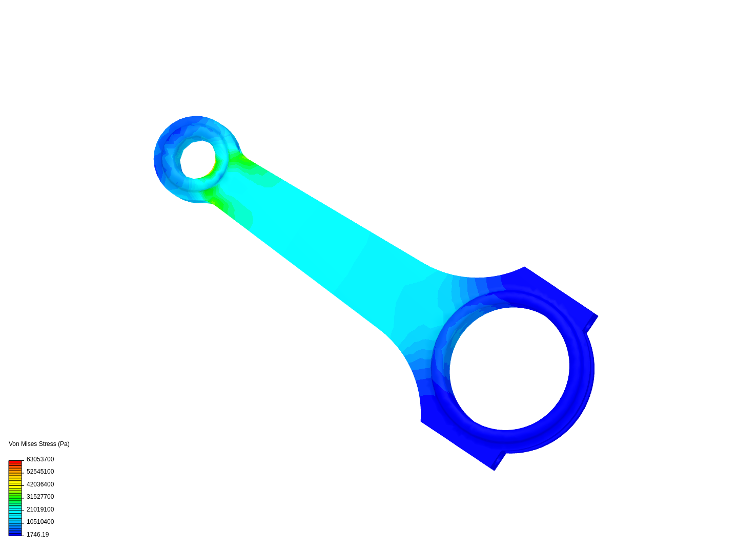 Tutorial 1: Connecting rod stress analysis image