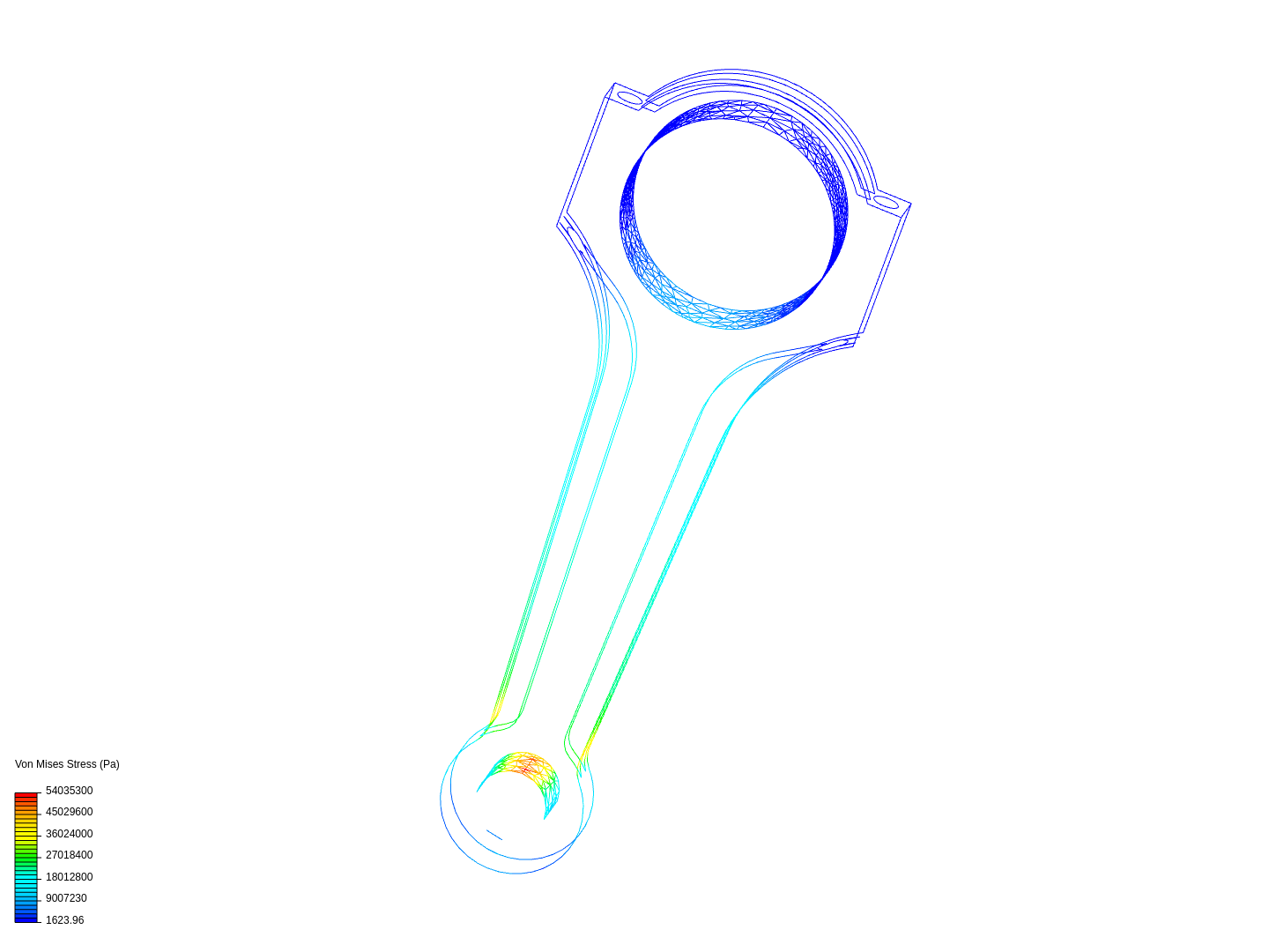 Tutorial 1: Connecting rod stress analysis image