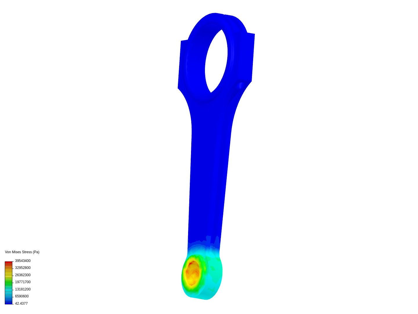 Tutorial 1: Connecting rod stress analysis image