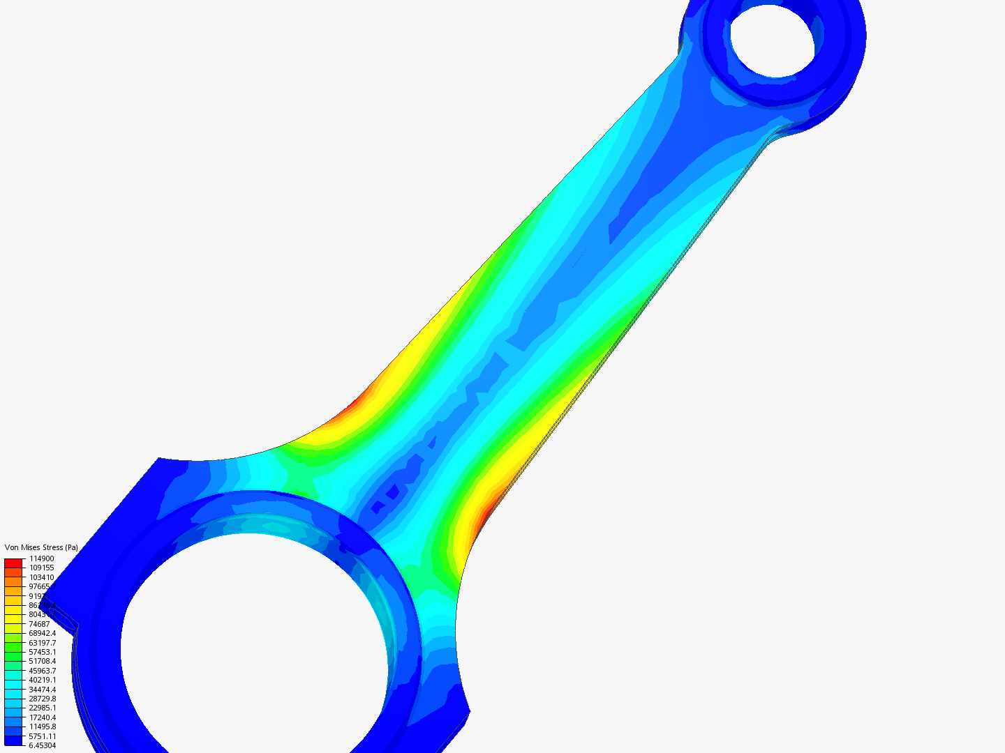 Tutorial 1: Connecting rod stress analysis image