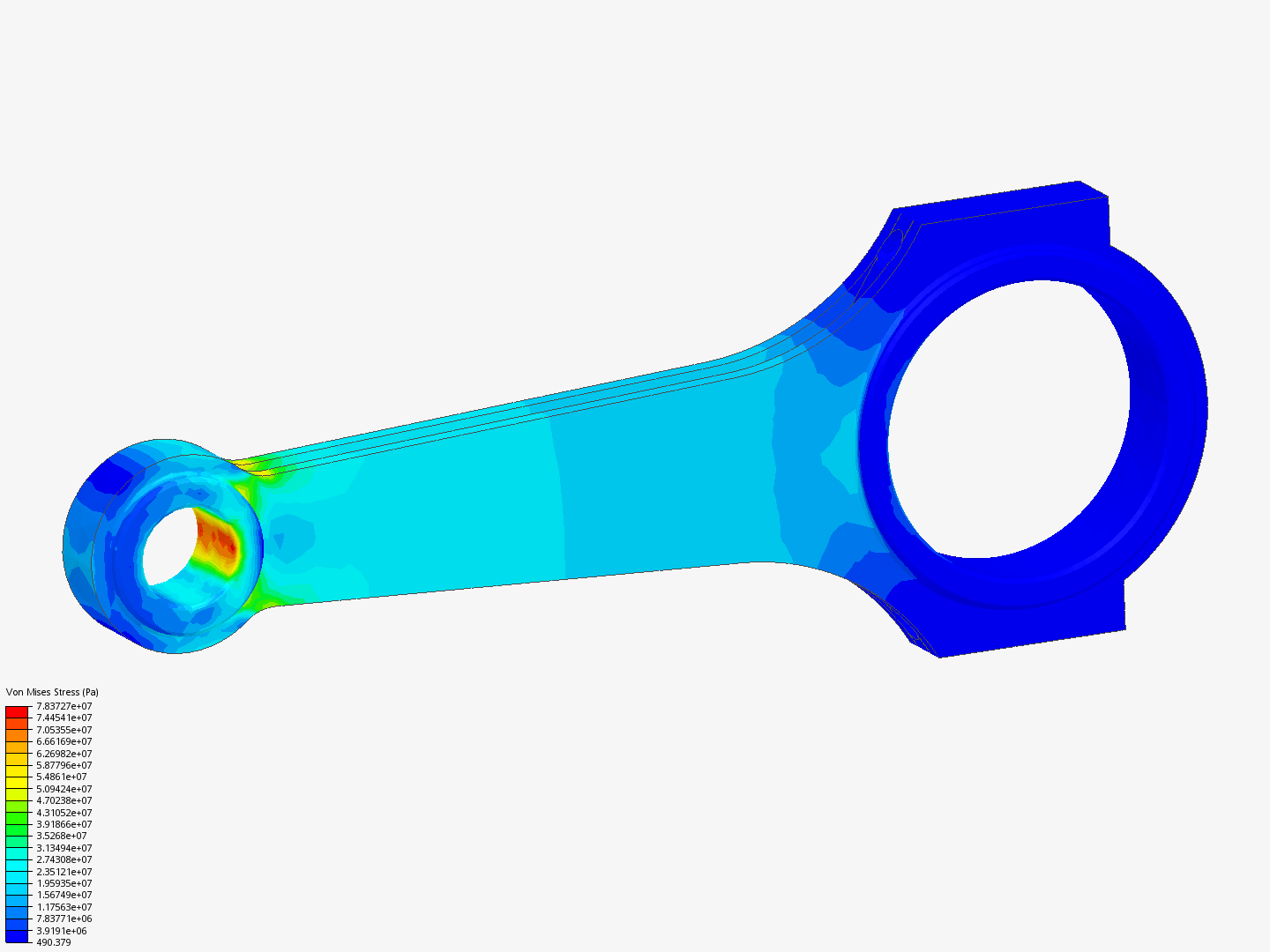 Tutorial 1: Connecting rod stress analysis image