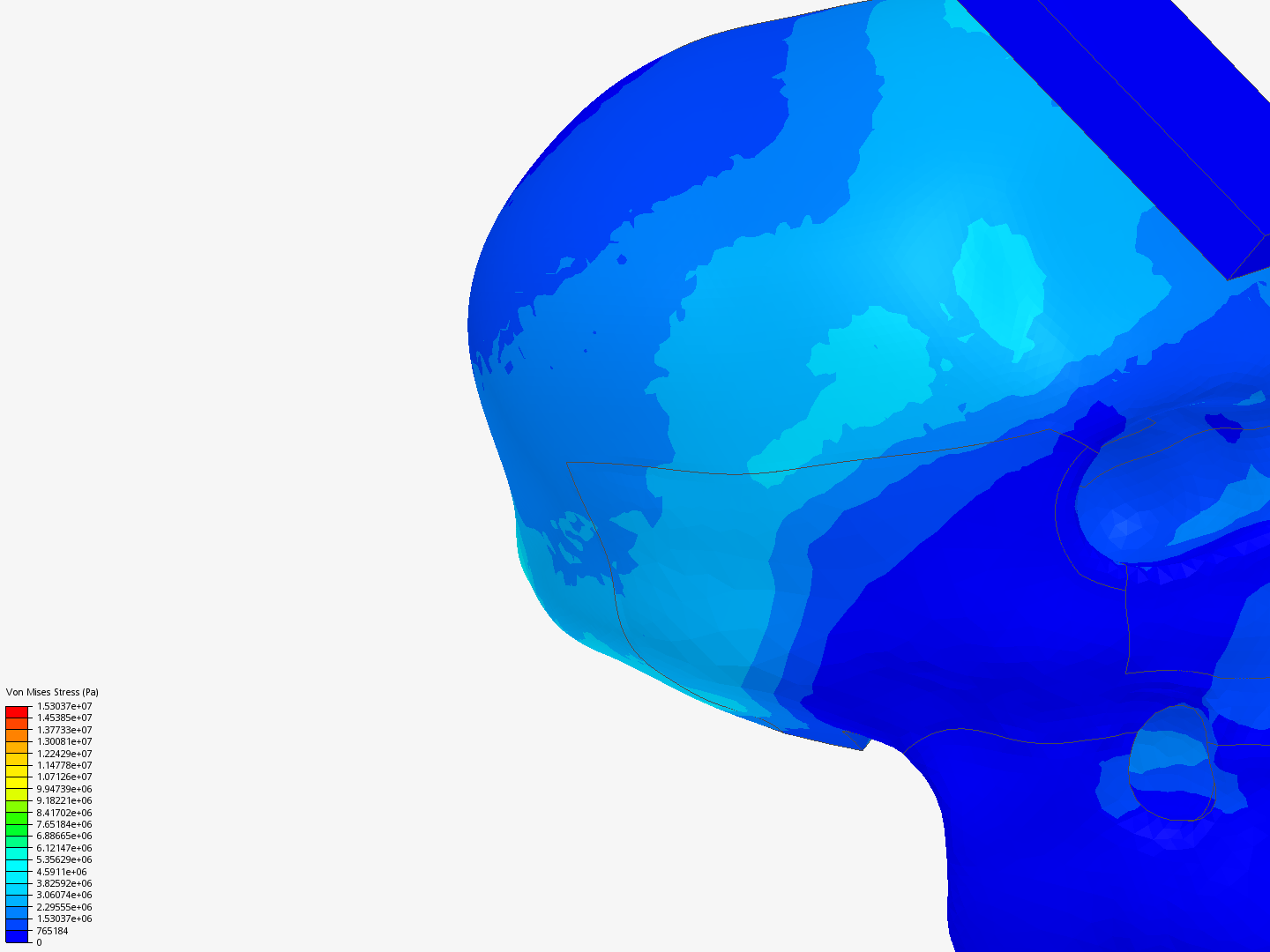 Impact Analysis of Skull with and without Helmet - Copy - Copy image