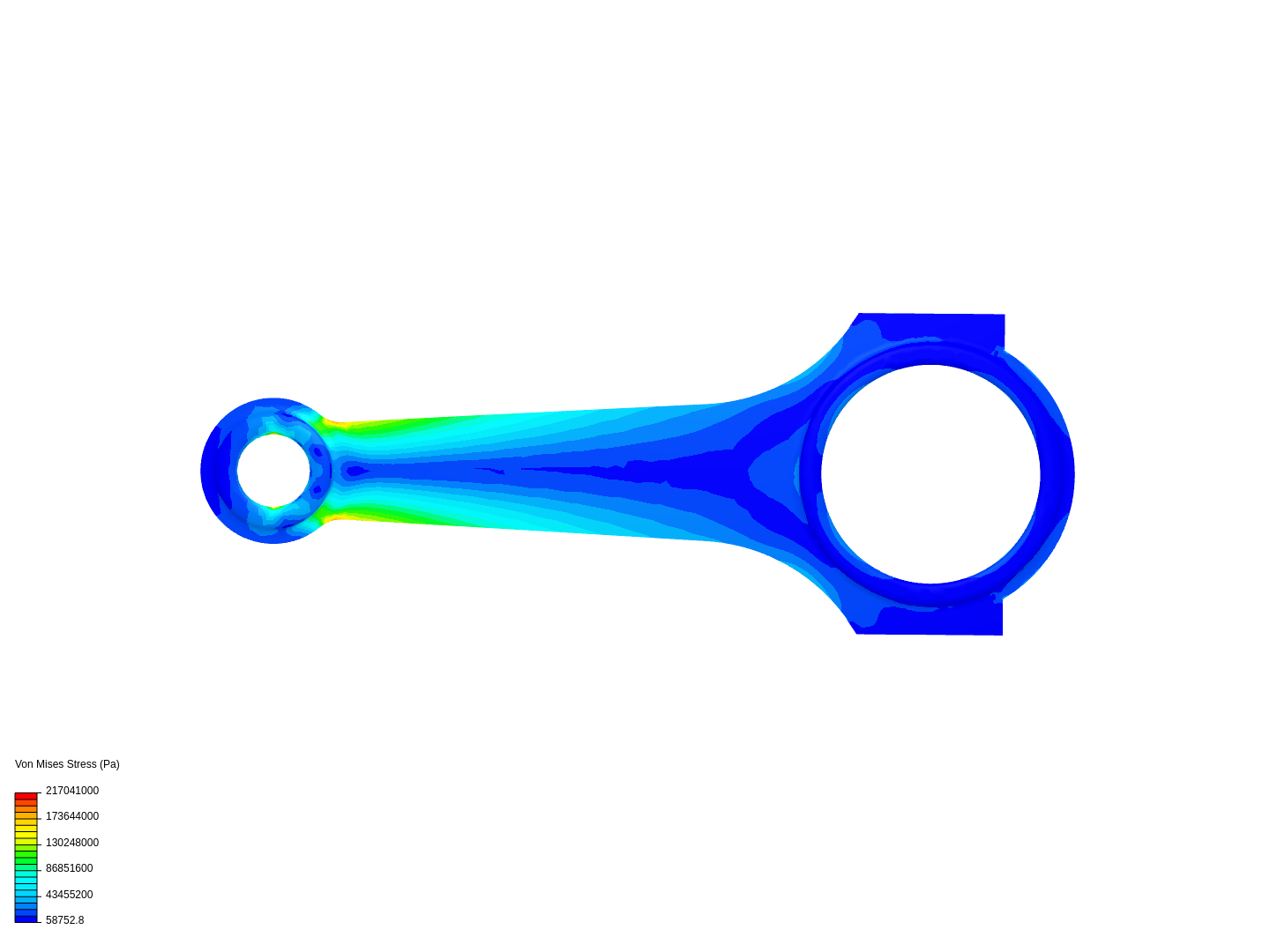 Tutorial 1: Connecting rod stress analysis image