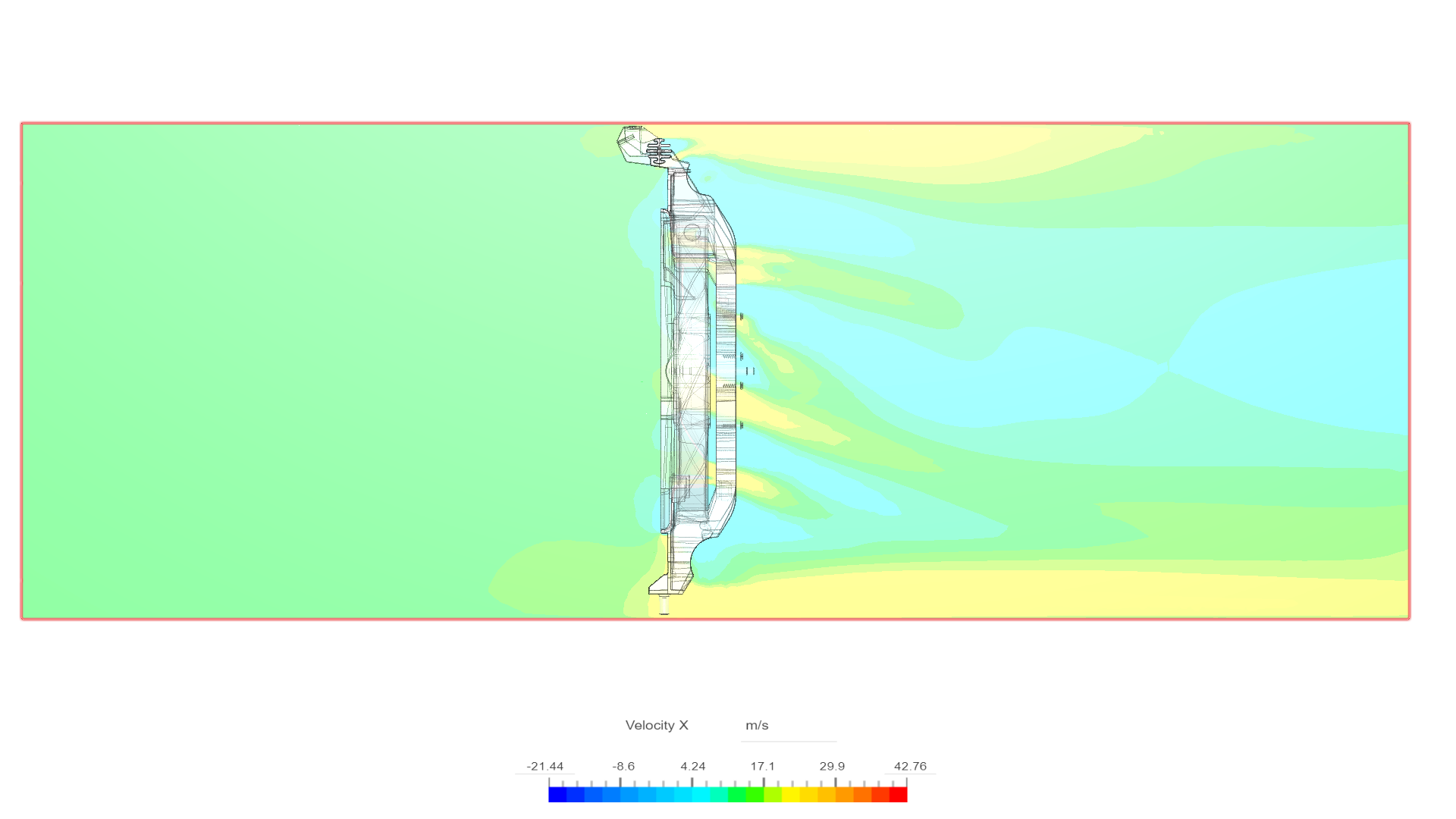 Shroud airflow image