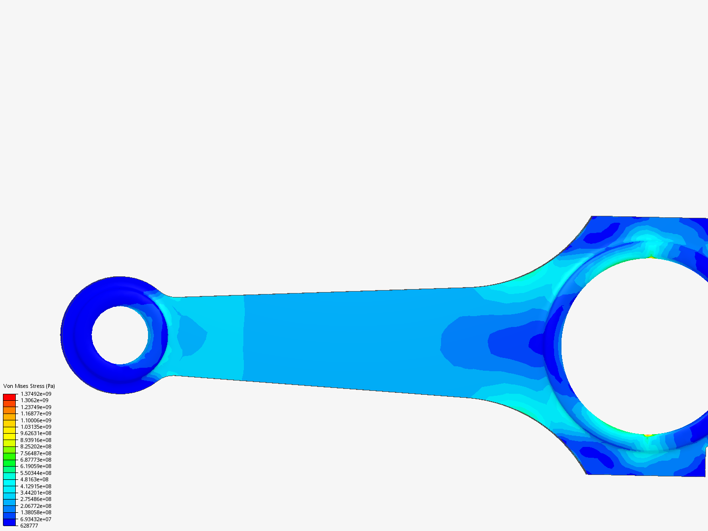 Tutorial 1: Connecting rod stress analysis image