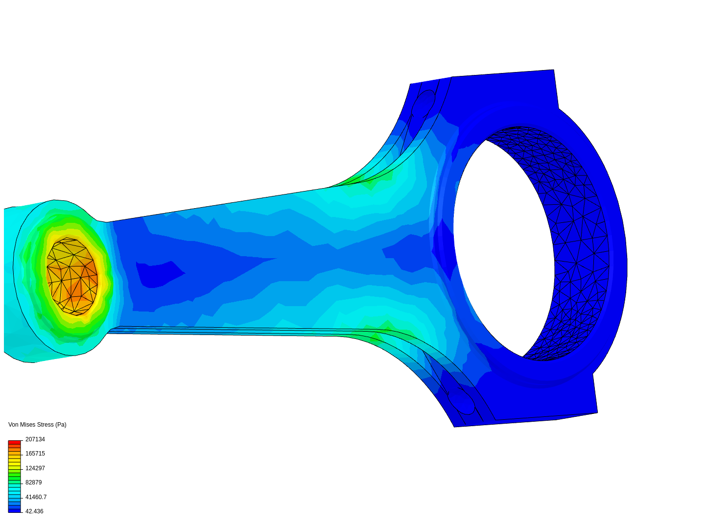 Tutorial 1: Connecting rod stress analysis image