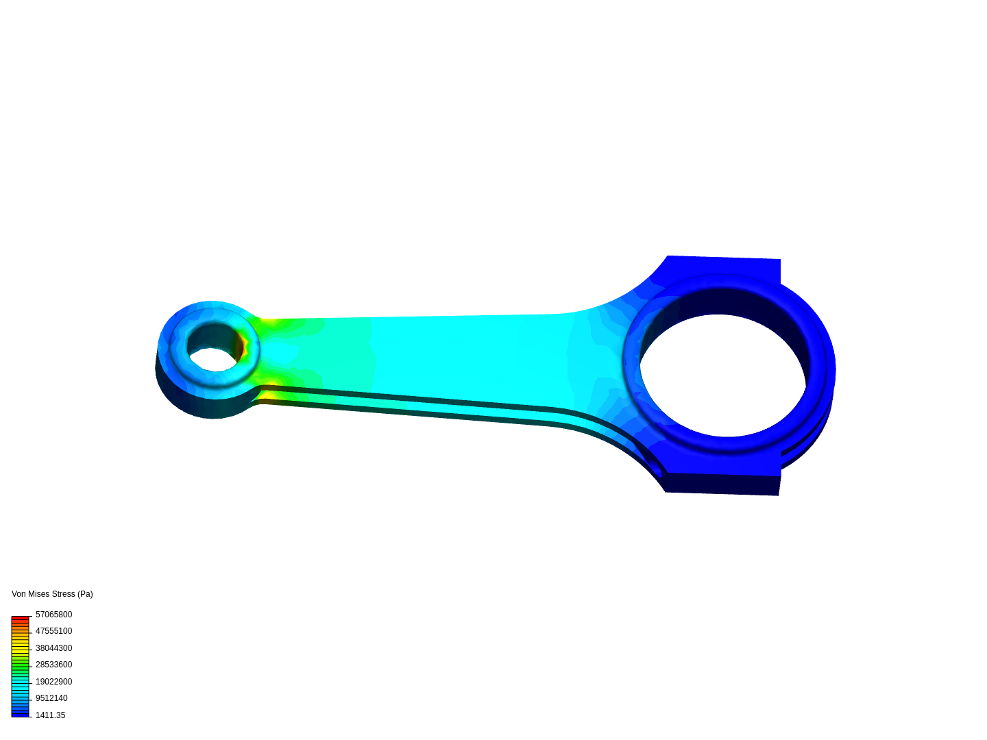 Tutorial 1: Connecting rod stress analysis image