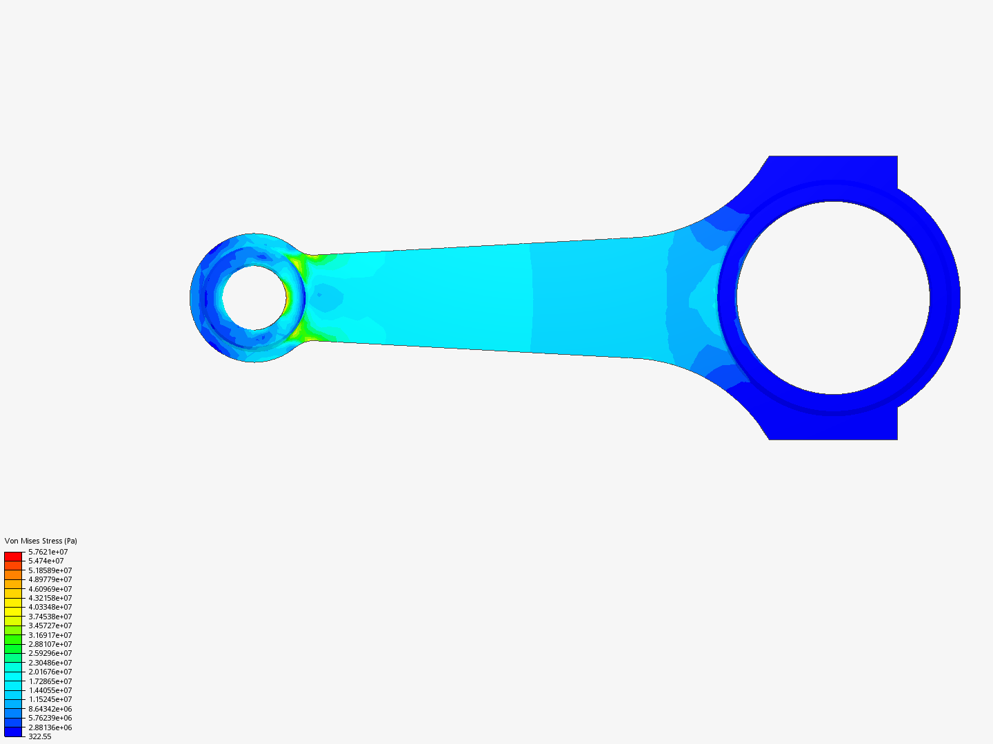 Tutorial 1: Connecting rod stress analysis image