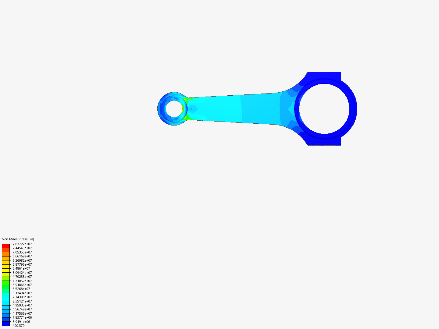 Tutorial 1: Connecting rod stress analysis image