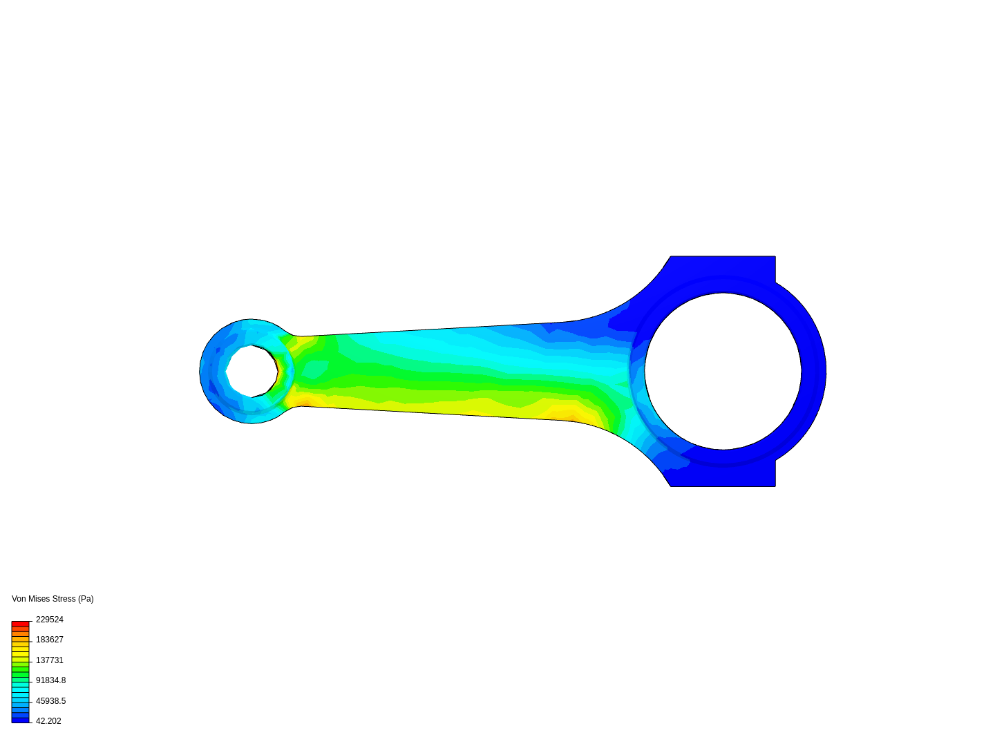 Tutorial 1: Connecting rod stress analysis image