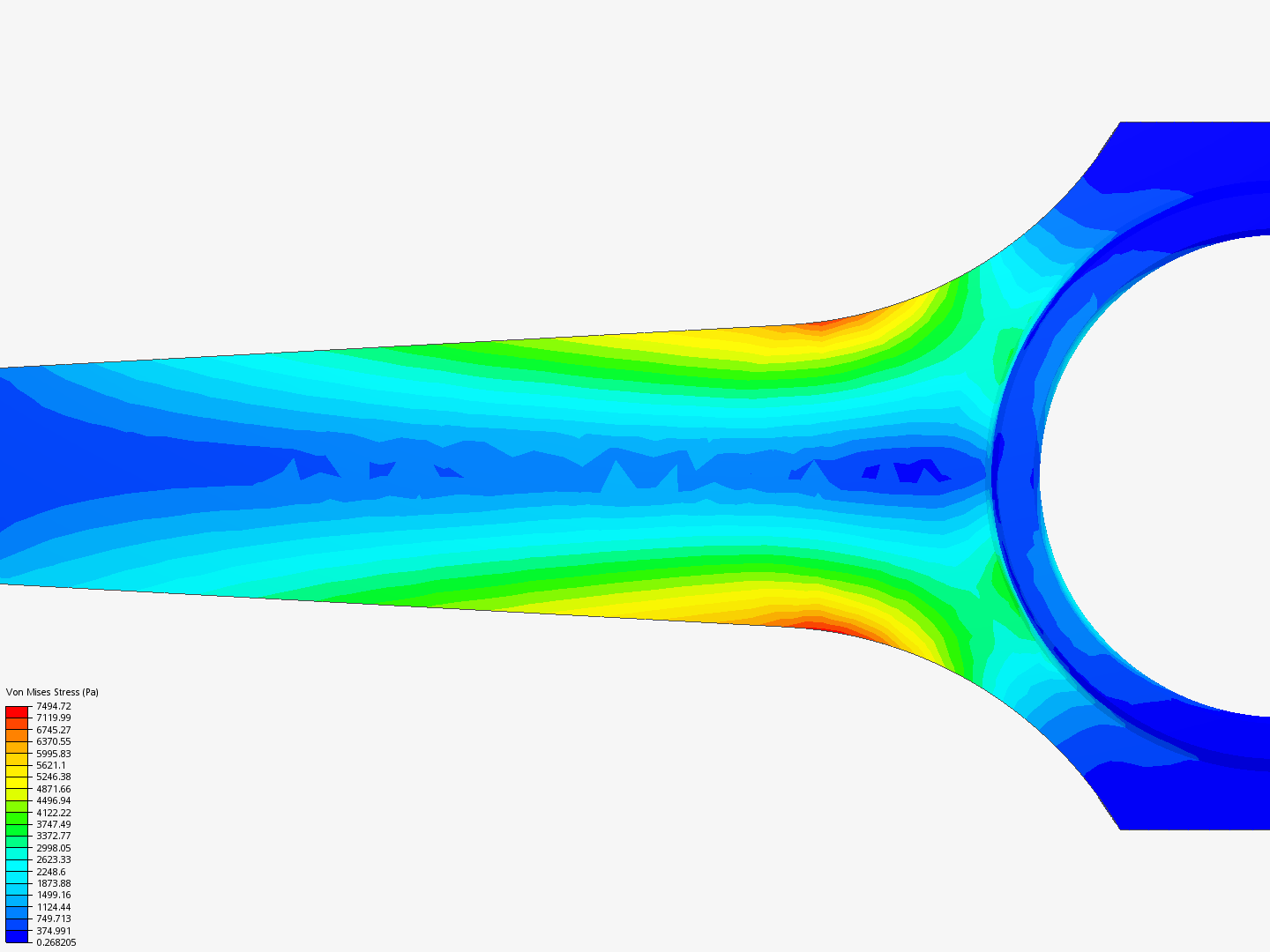 Tutorial 1: Connecting rod stress analysis image