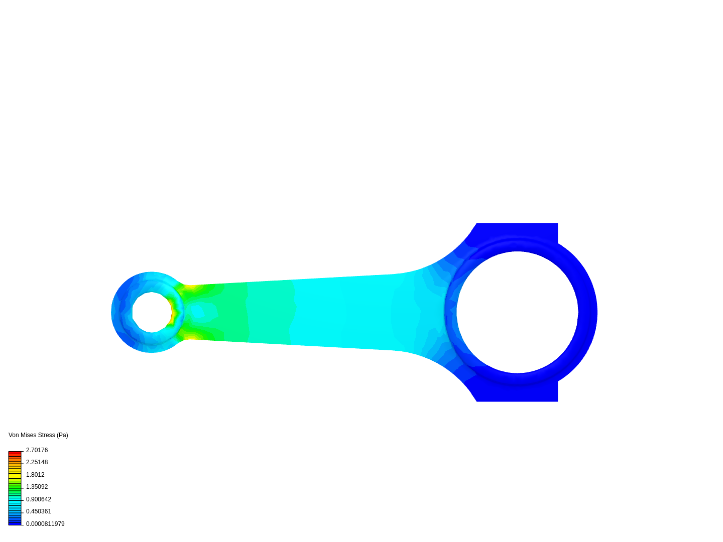 Tutorial 1: Connecting rod stress analysis image