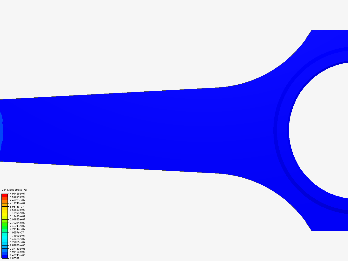 Tutorial 1: Connecting rod stress analysis image