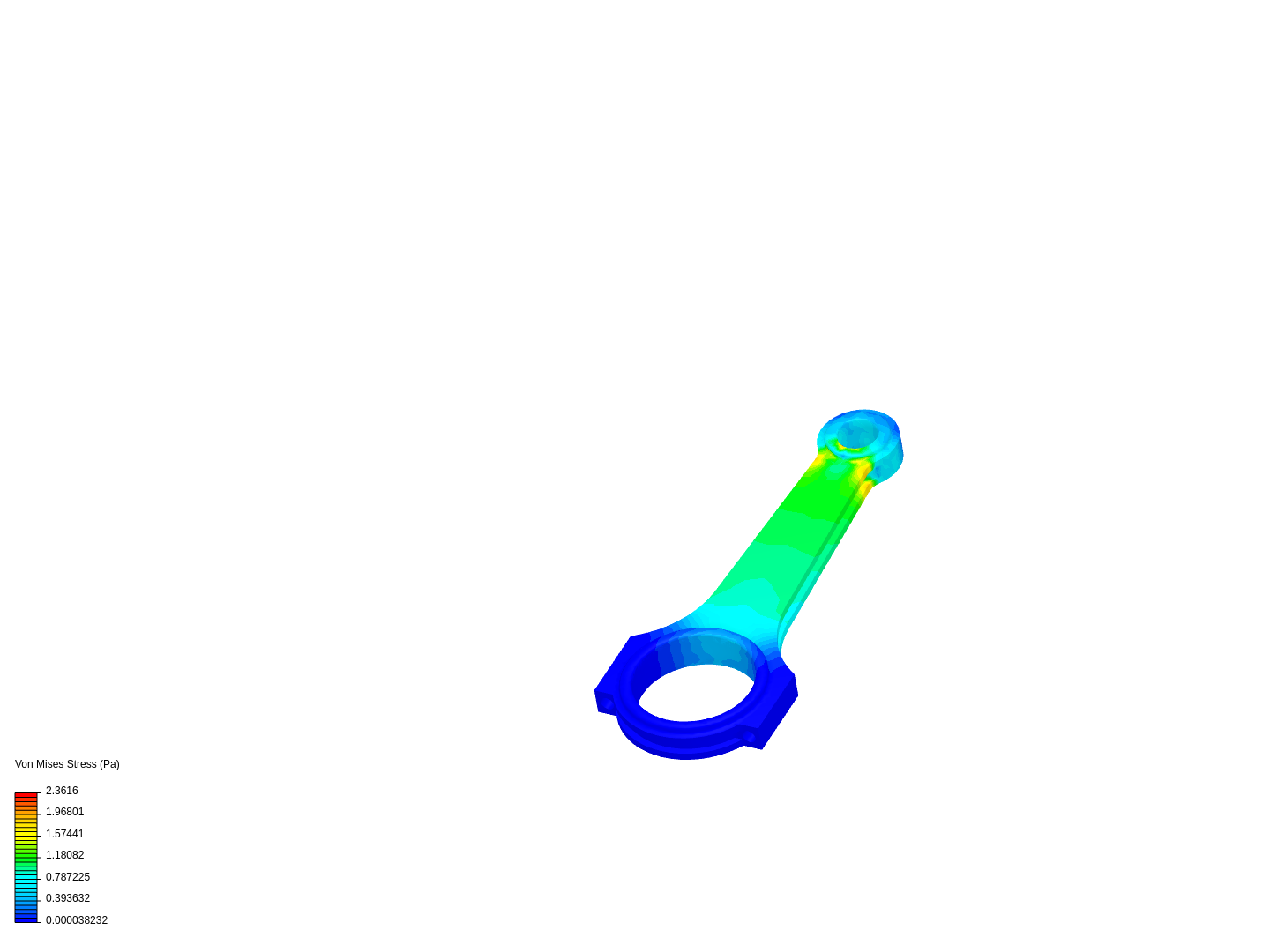 Tutorial 1: Connecting rod stress analysis image