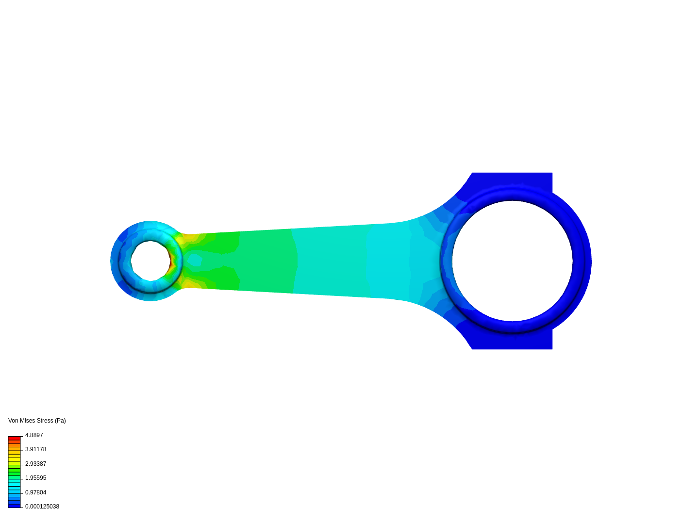 Tutorial 1: Connecting rod stress analysis image