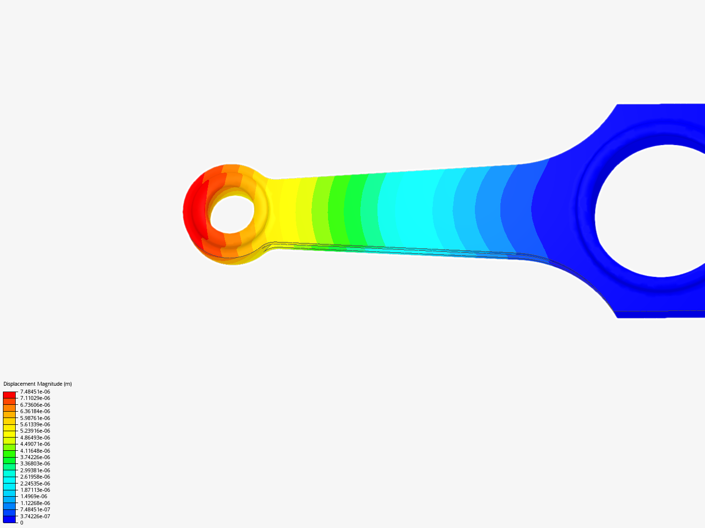 Tutorial 1: Connecting rod stress analysis image