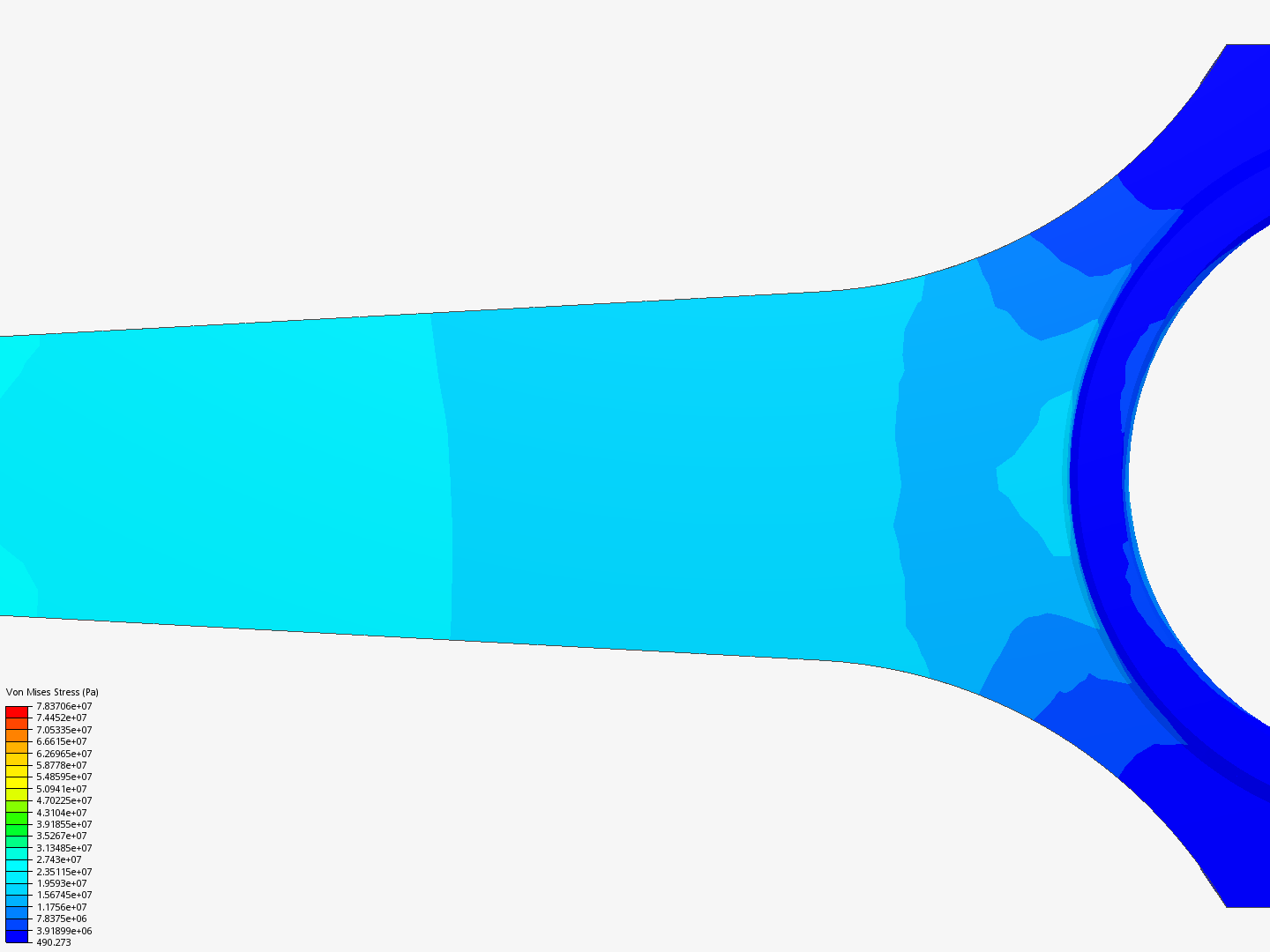 Tutorial 1: Connecting rod stress analysis image