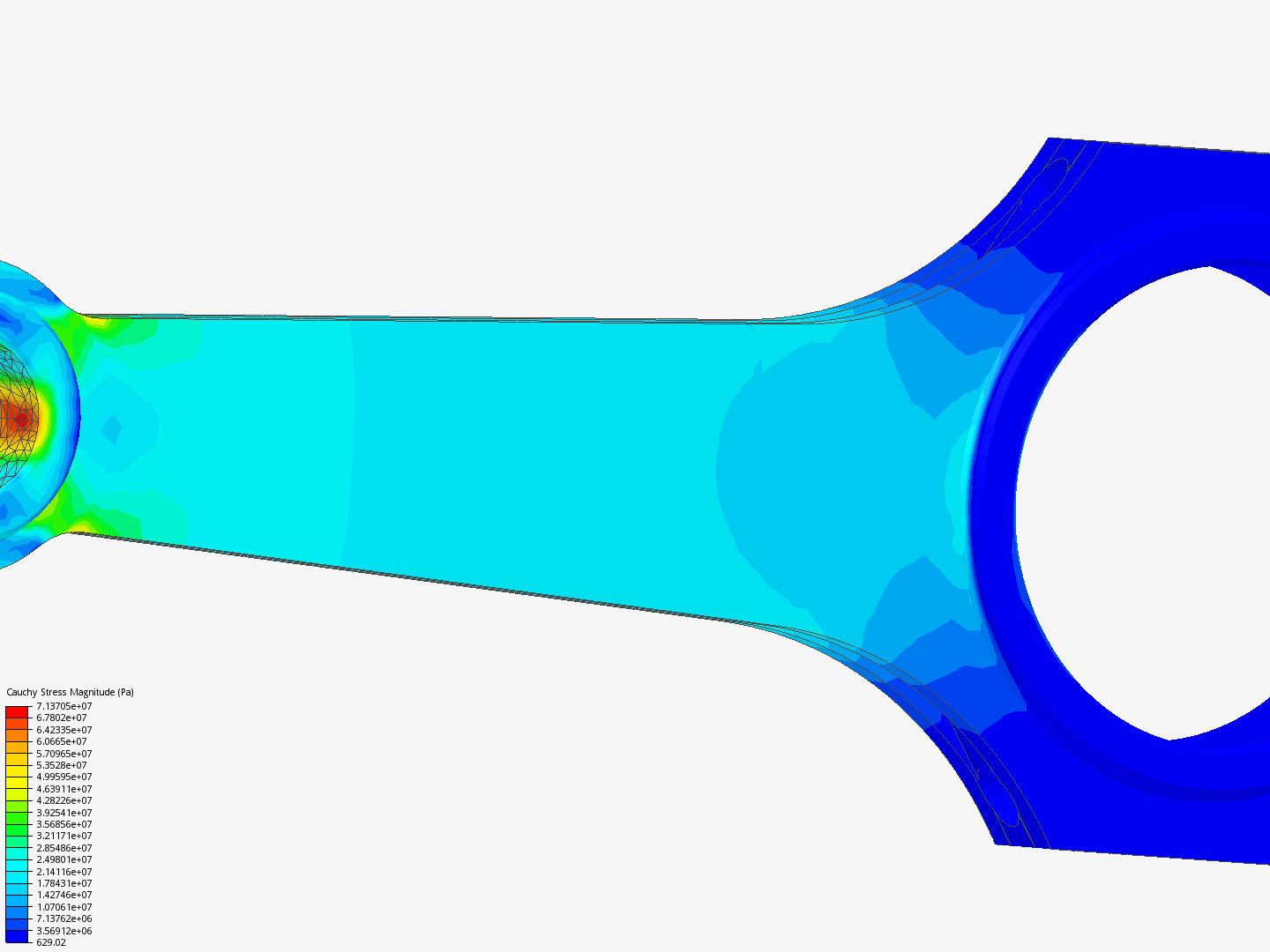 Tutorial 1: Connecting rod stress analysis image