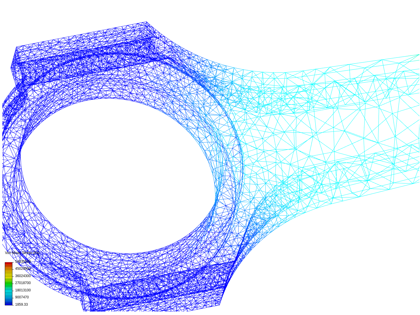 Tutorial-01: Connecting rod stress analysis image