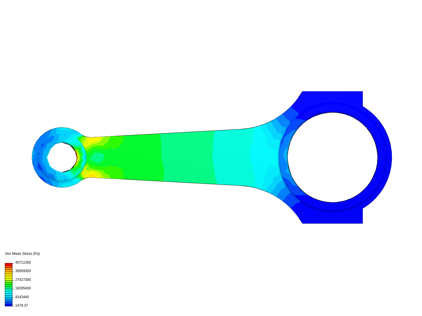 Tutorial 1: Connecting rod stress analysis image