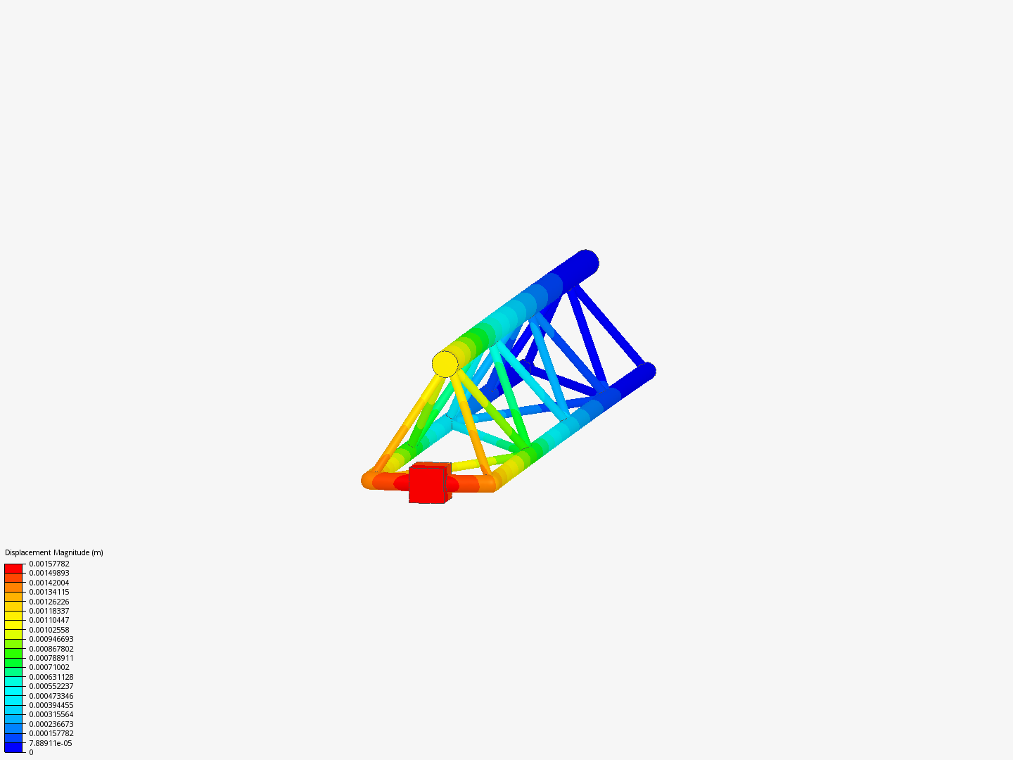 Tutorial - Linear static analysis of a crane image