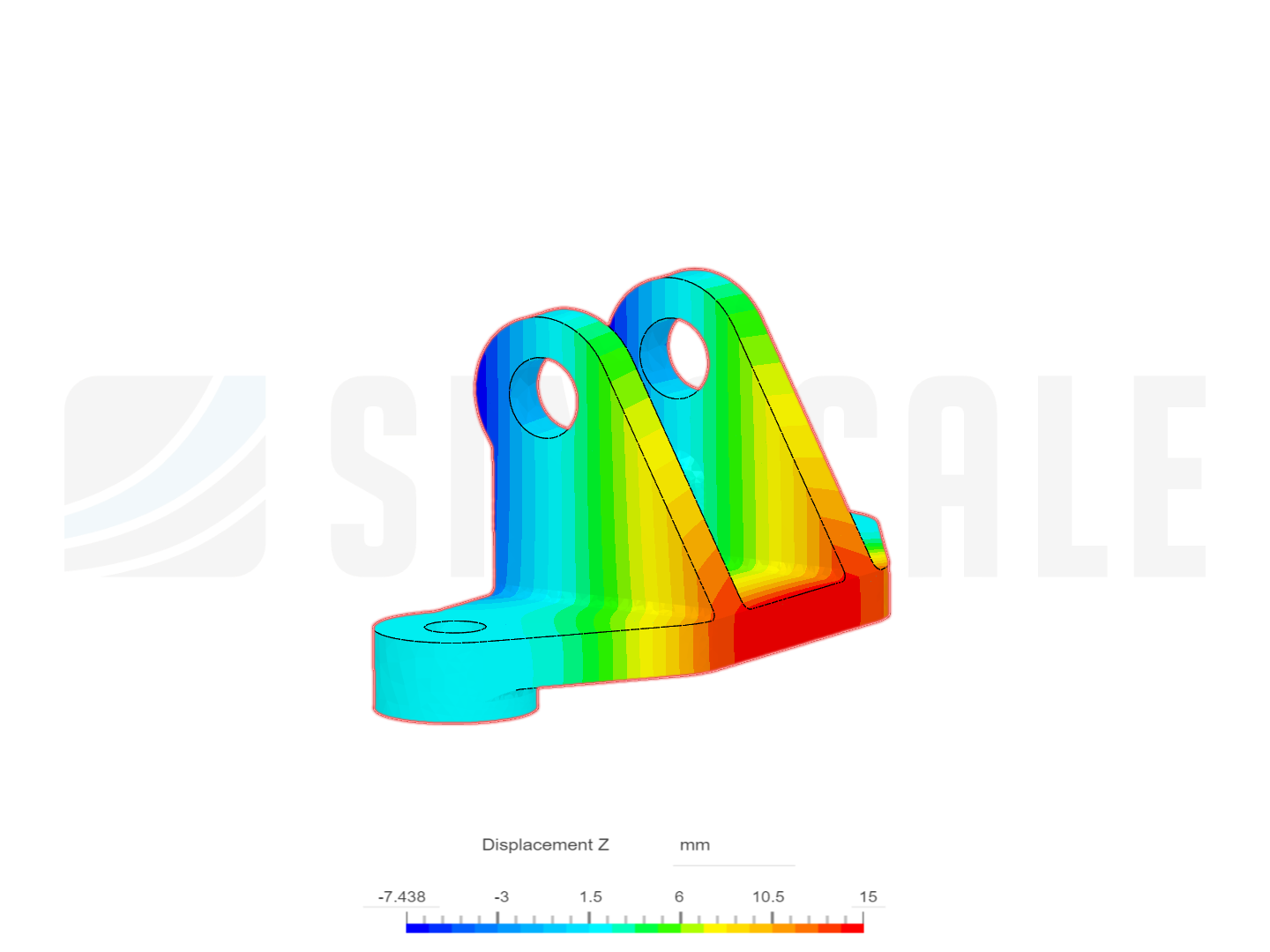 Bracket Static Simulation - Copy image