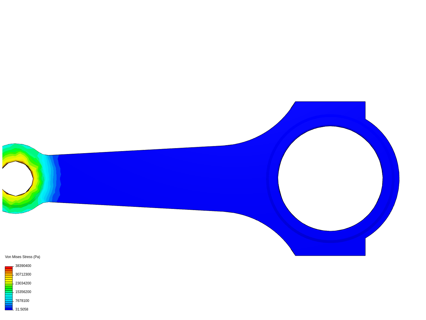 Tutorial 1: Connecting rod stress analysis image