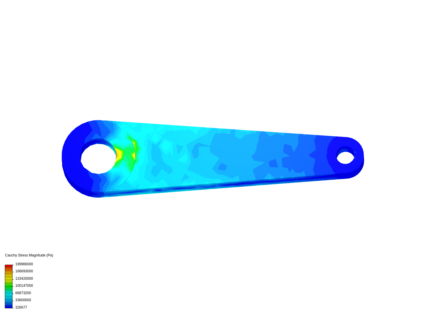 Bielle Optimisation topologique image