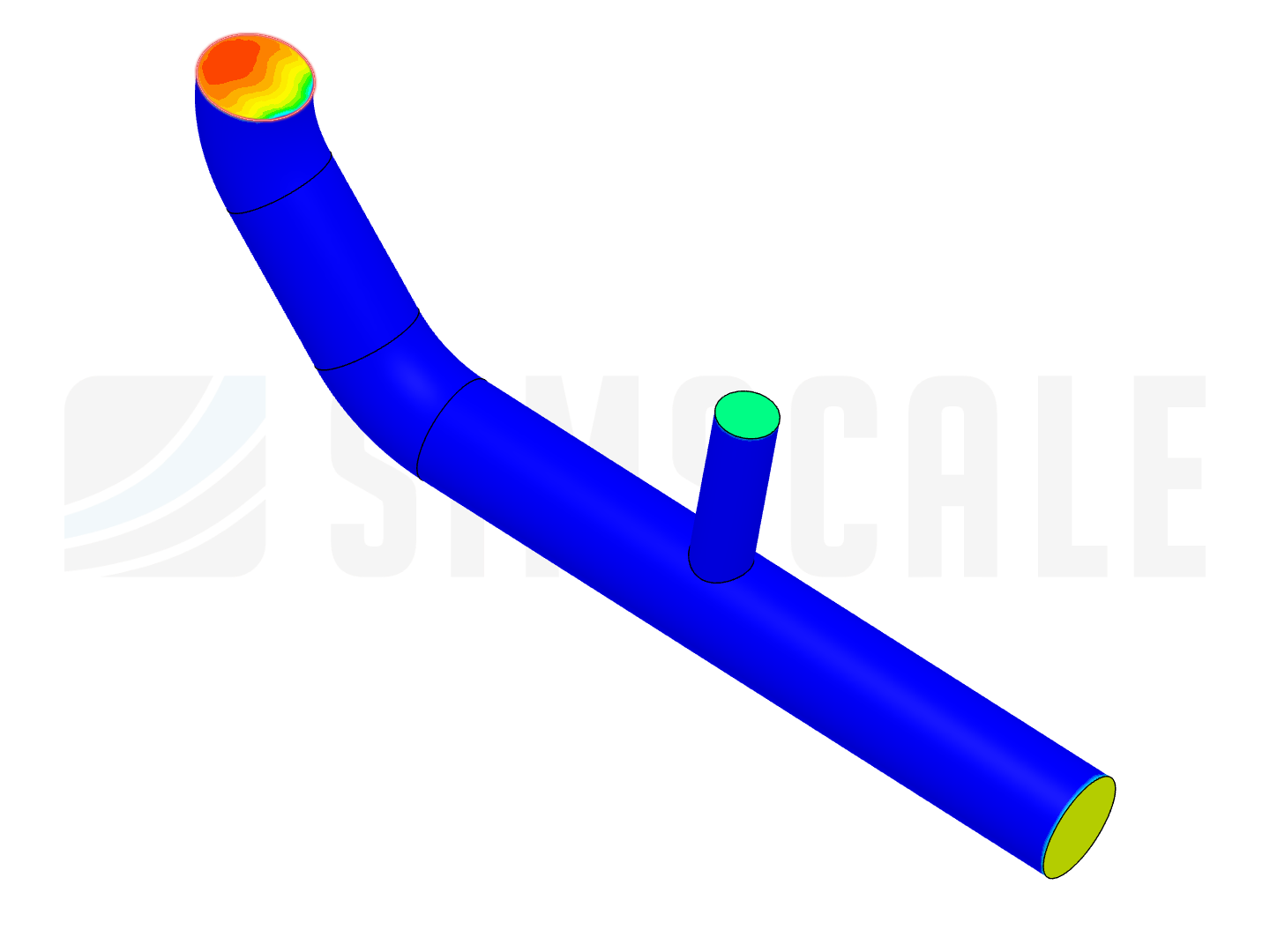 Tutorial: Pipe junction flow image