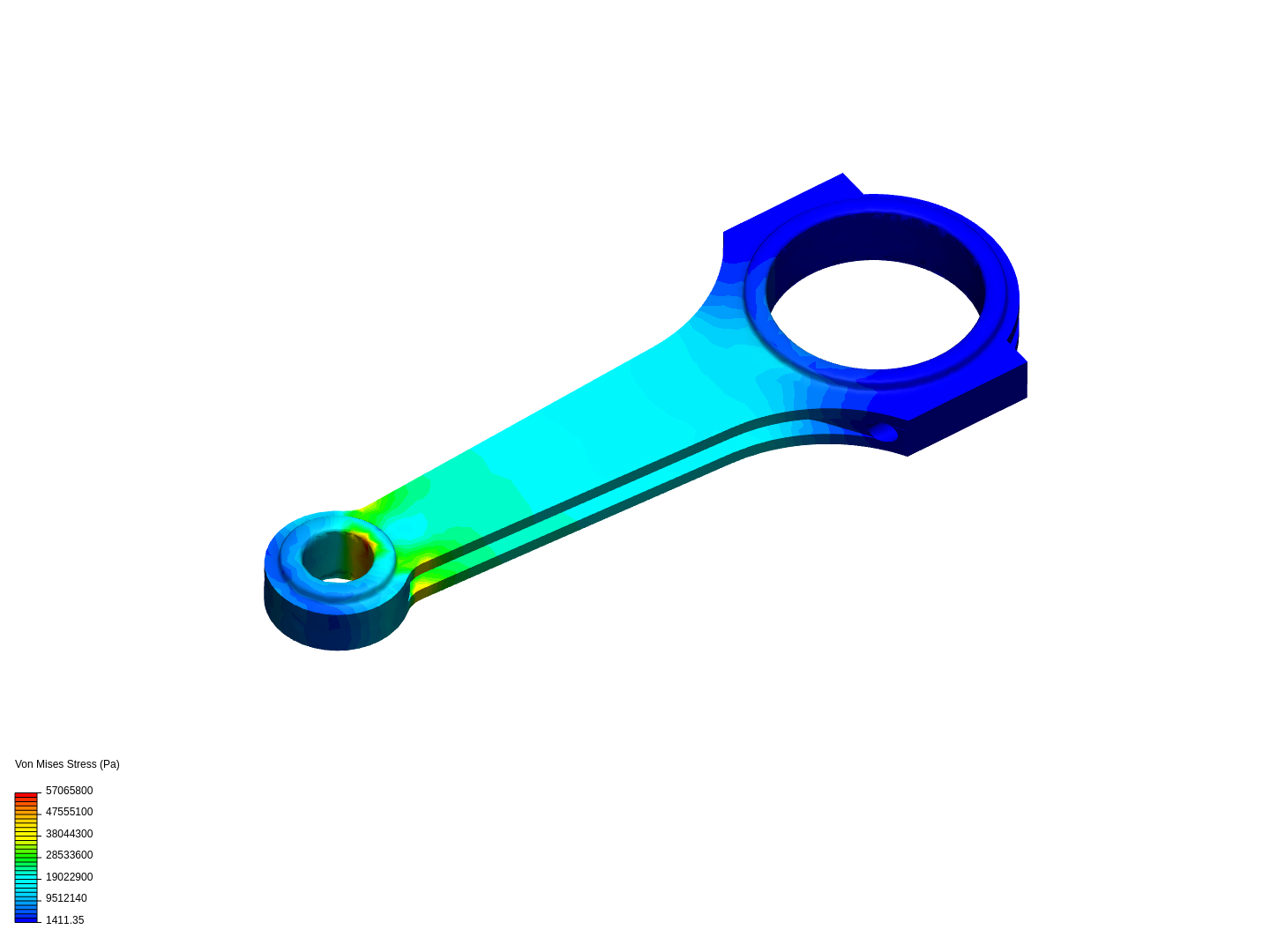 Tutorial 1: Connecting rod stress analysis image