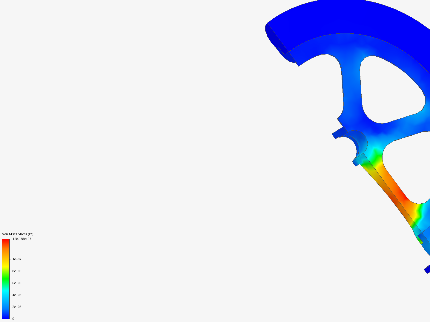 Tutorial: Nonlinear Analysis of a Wheel image