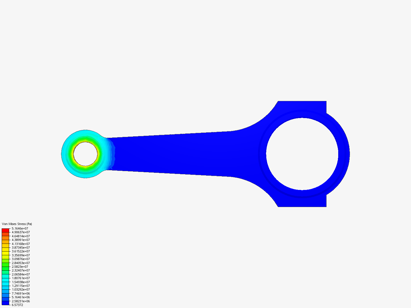 Tutorial 1: Connecting rod stress analysis image