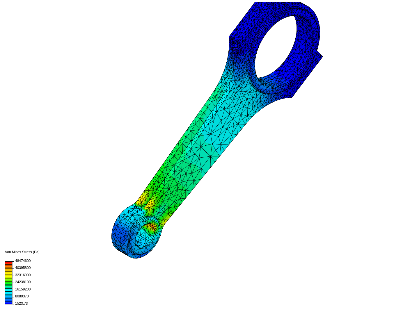 Tutorial 1: Connecting rod stress analysis image