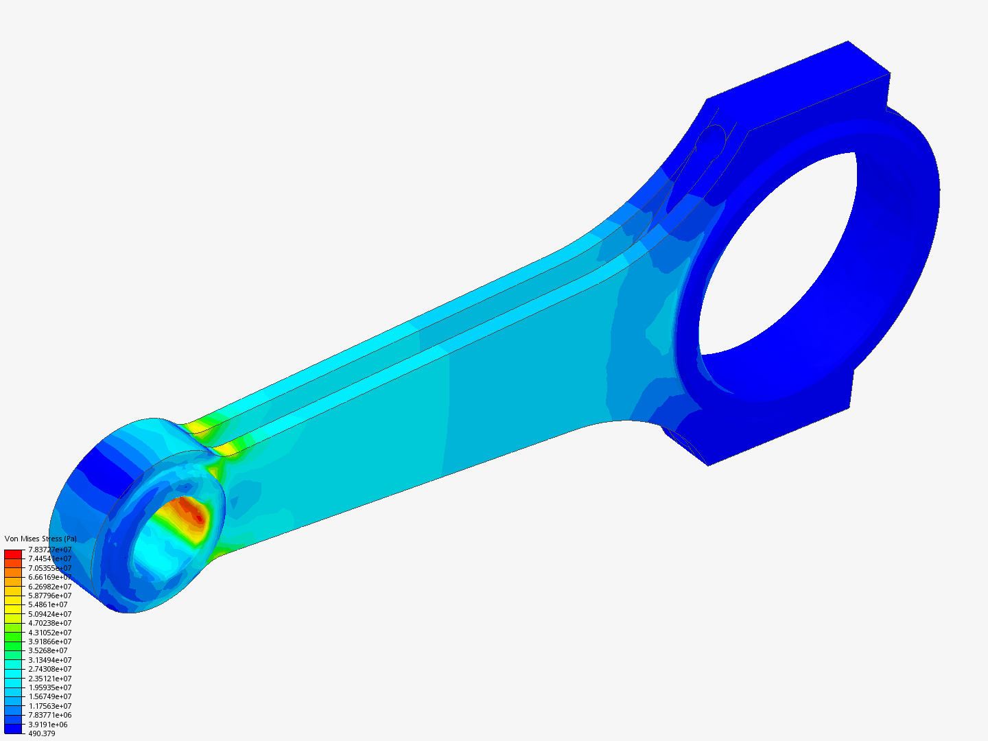 Tutorial 1: Connecting rod stress analysis image