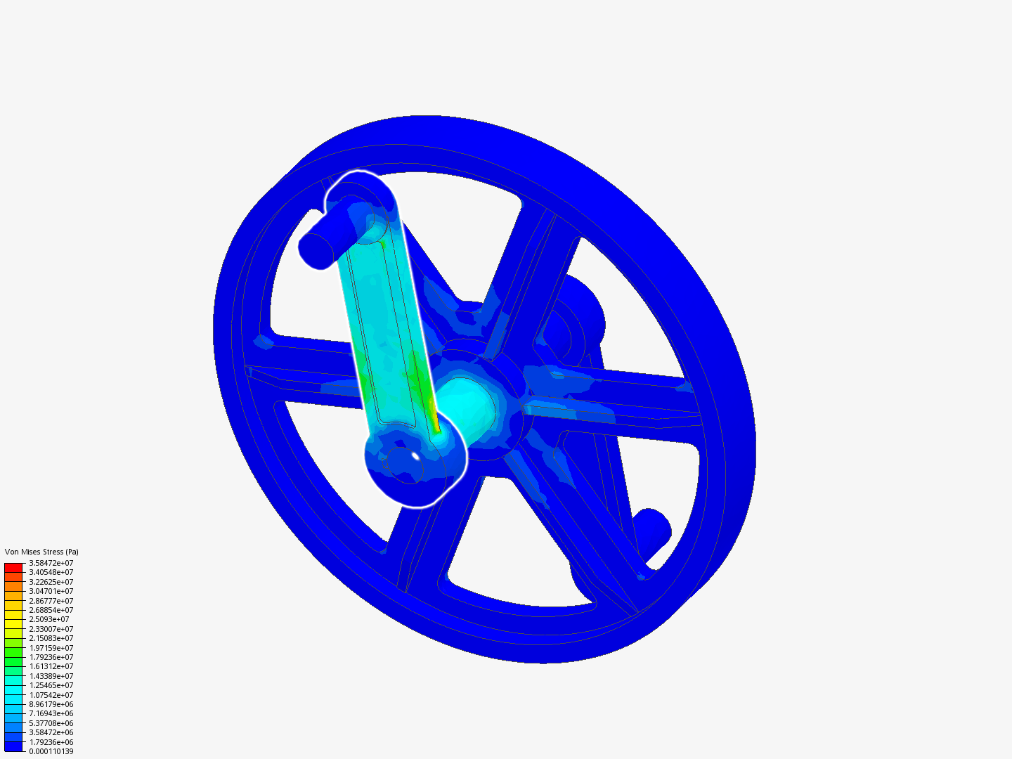 Simulation of a Crank Assembly - Copy image