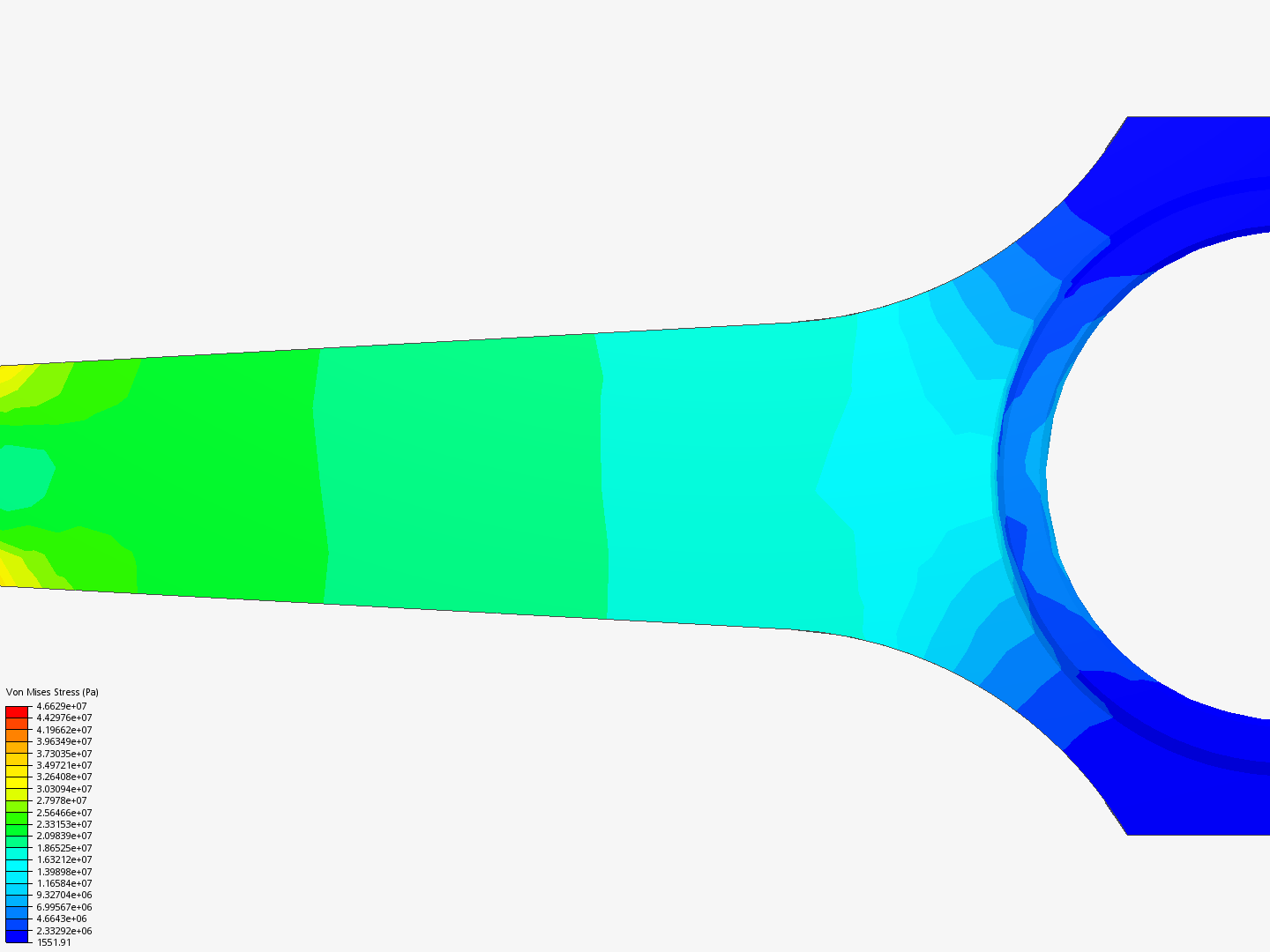 Tutorial 1: Connecting rod stress analysis image