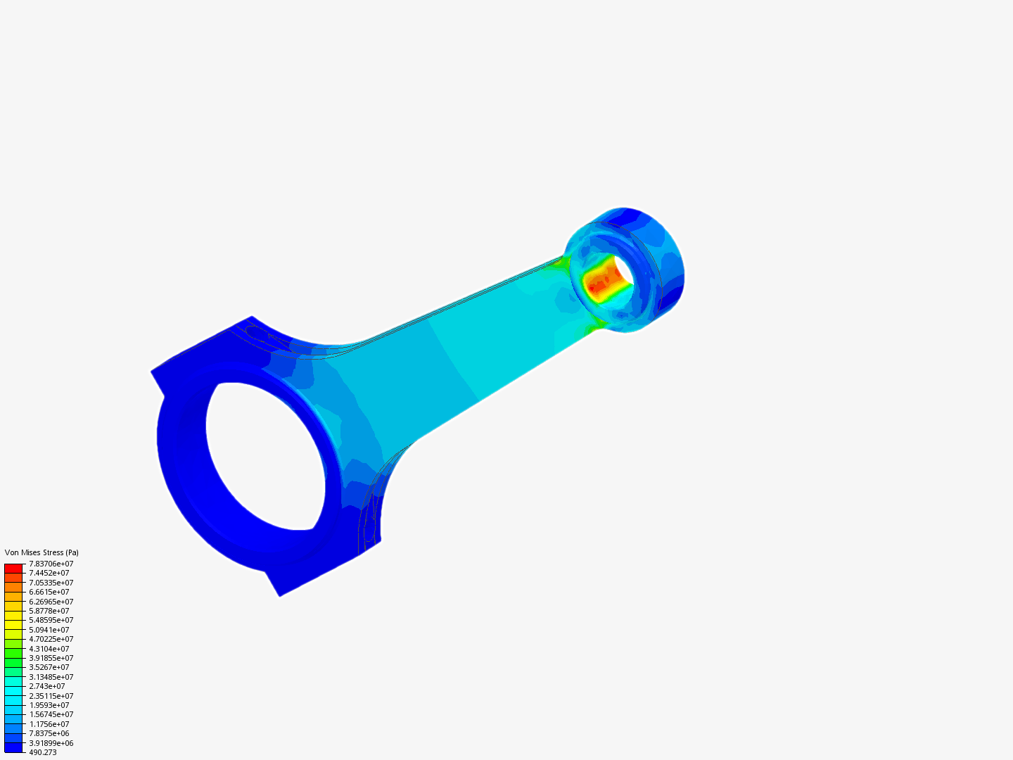 Tutorial 1: Connecting rod stress analysis image