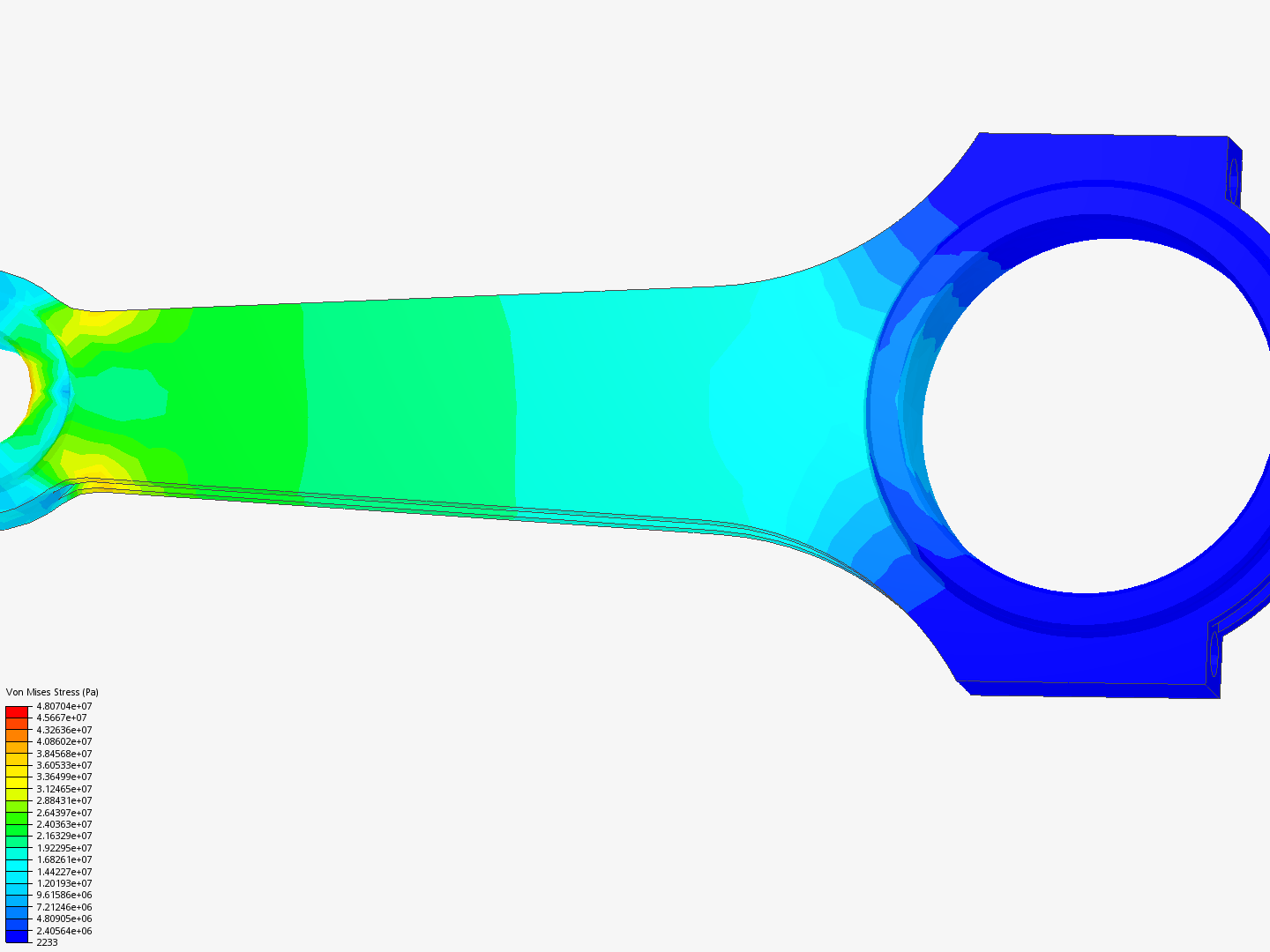 Tutorial 1: Connecting rod stress analysis image