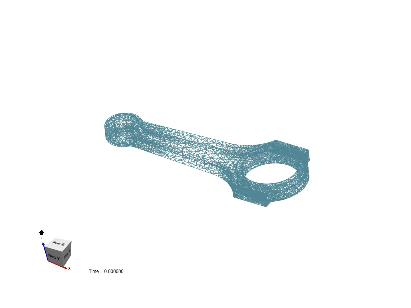 Tutorial 1: Connecting rod stress analysis image