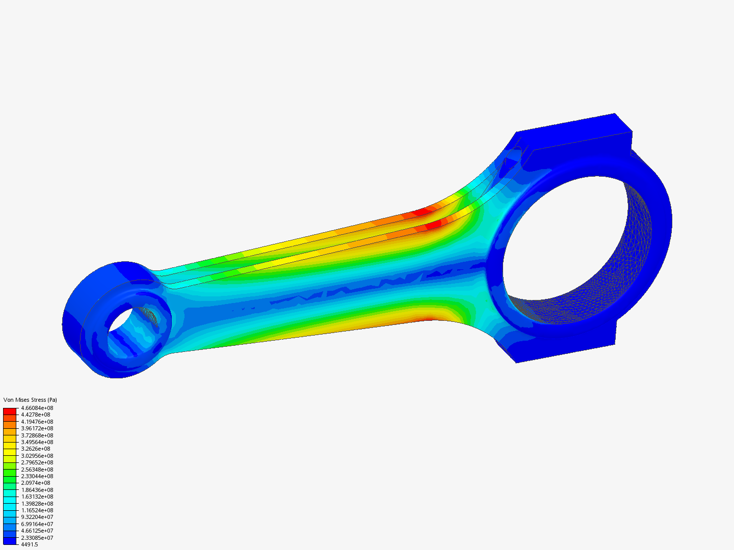 Tutorial 1: Connecting rod stress analysis image