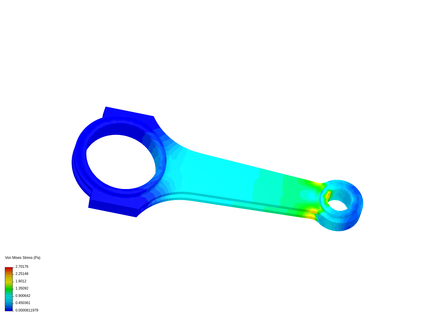 Tutorial 1: Connecting rod stress analysis image