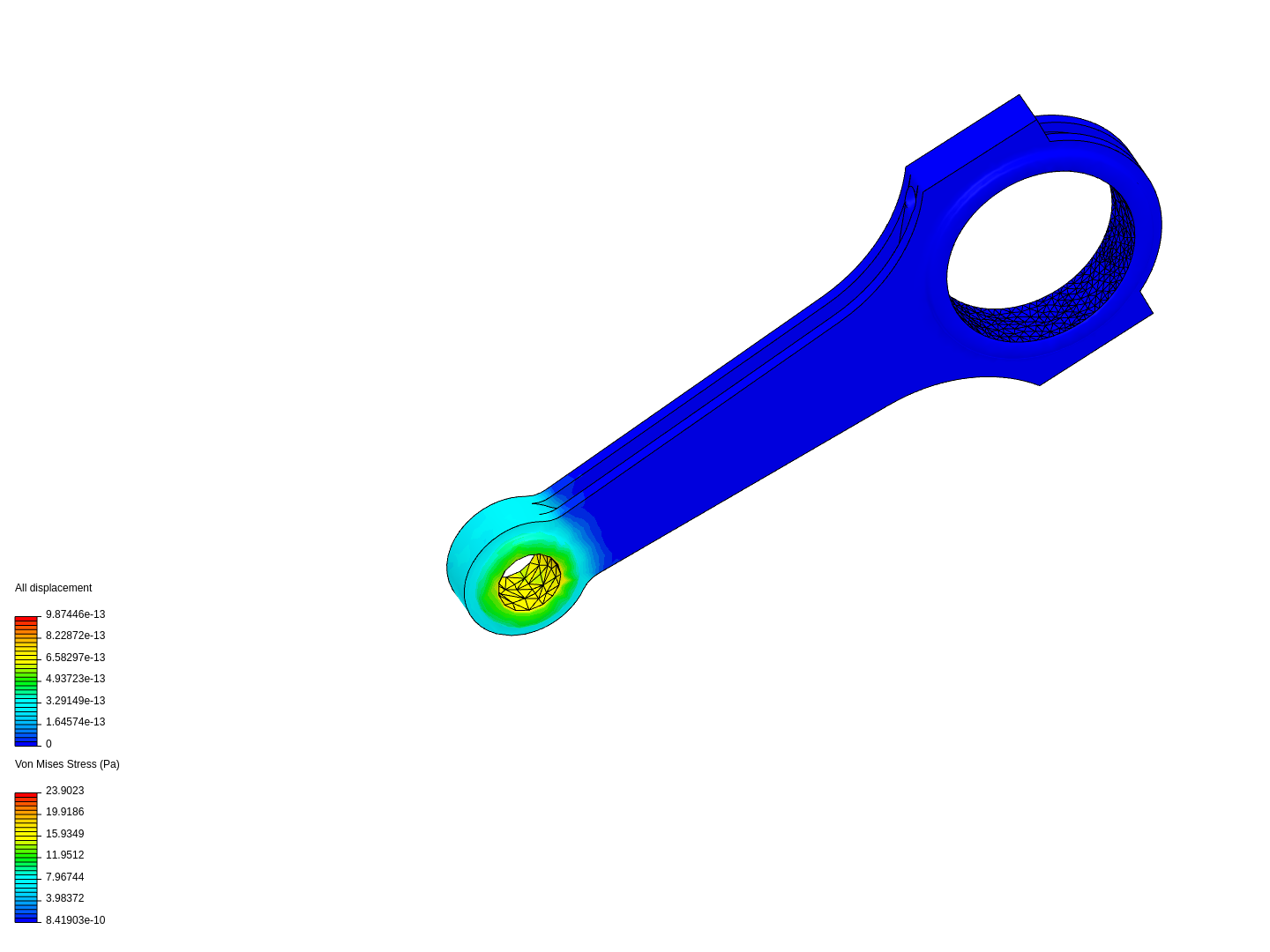 Tutorial 1: Connecting rod stress analysis image