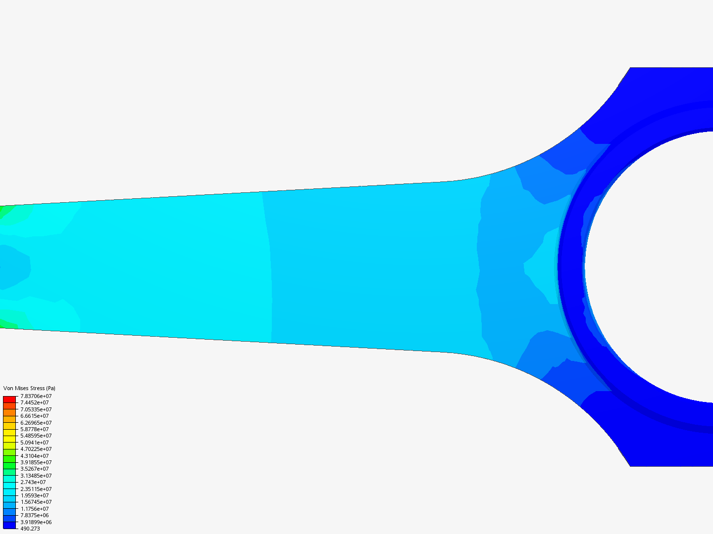 Tutorial 1: Connecting rod stress analysis image