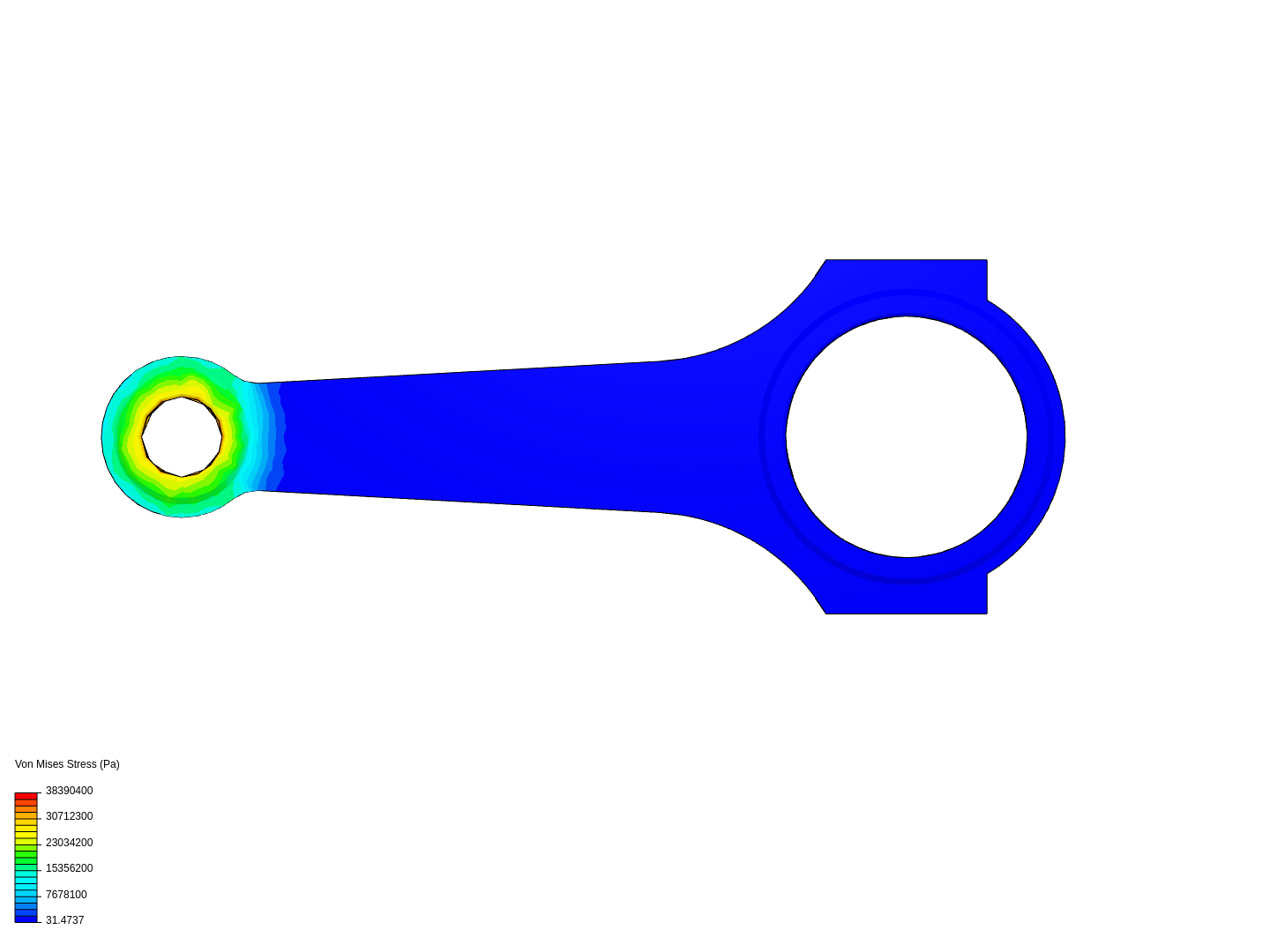 Tutorial 1: Connecting rod stress analysis image