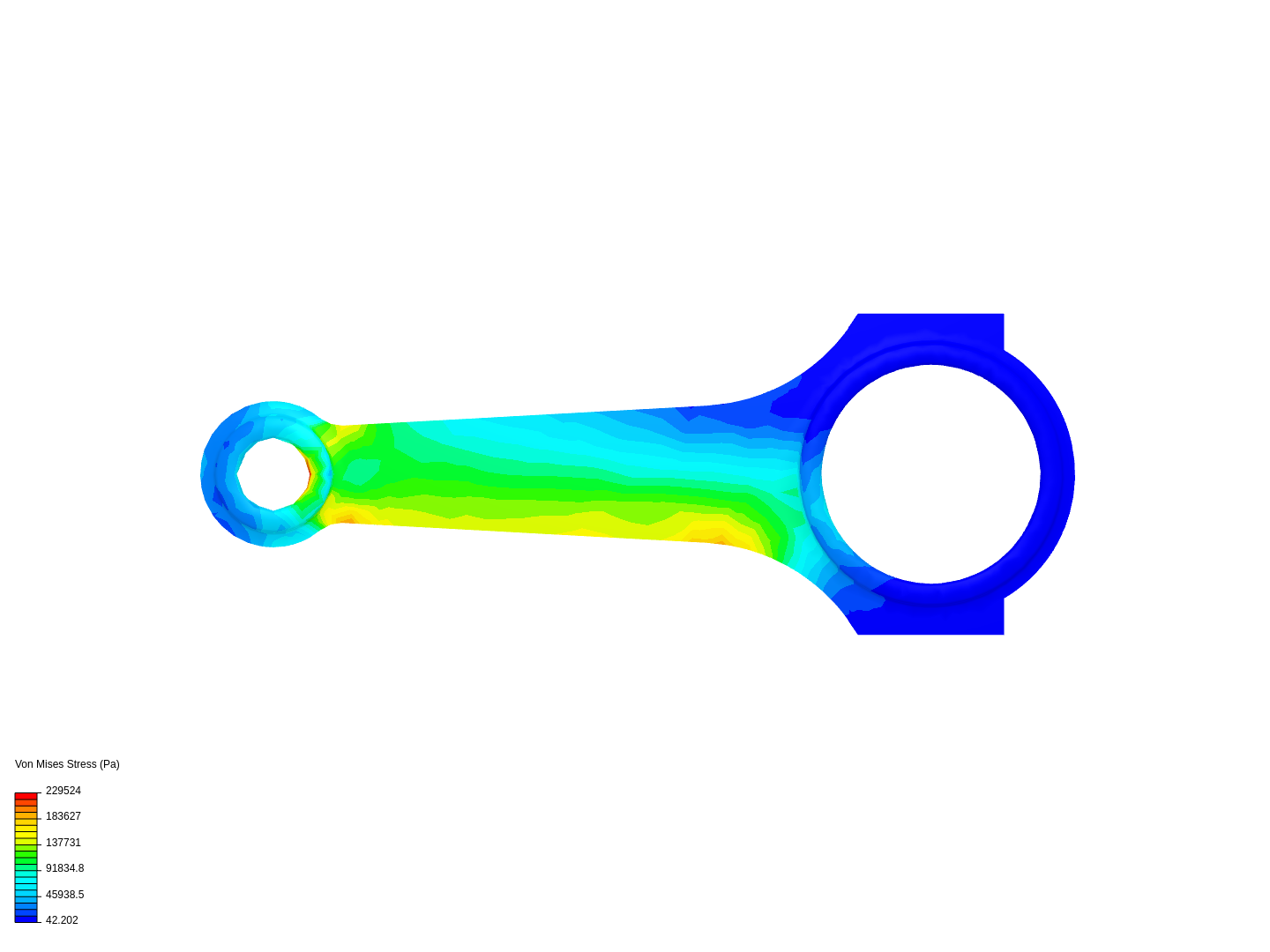 Tutorial 1: Connecting rod stress analysis image