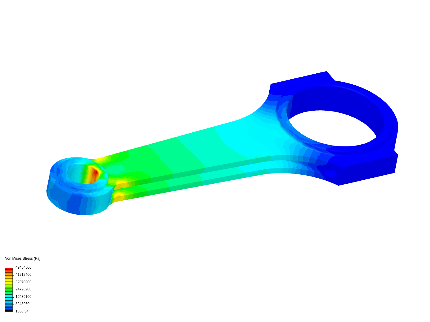 Tutorial 1: Connecting rod stress analysis image