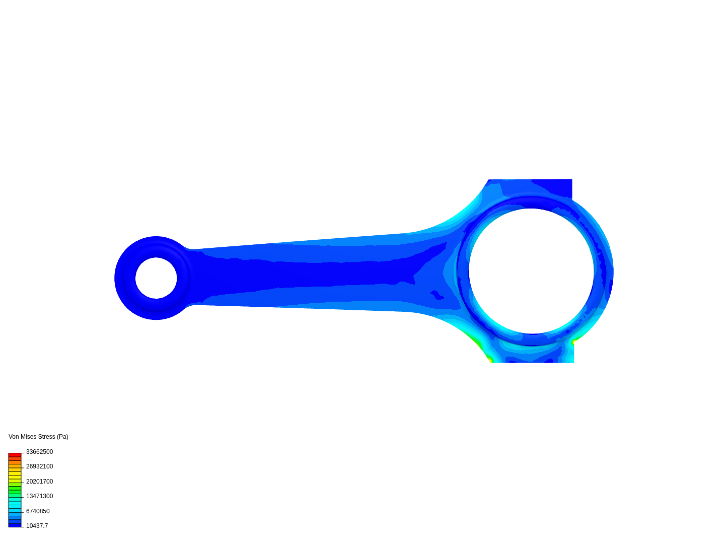 Tutorial 1: Connecting rod stress analysis image